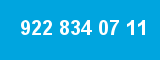 922 834 07 11 922 834 07 11